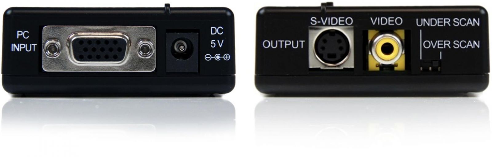 ממיר וידאו VGA RCA COMPOSITE STARTECH VGA2VID